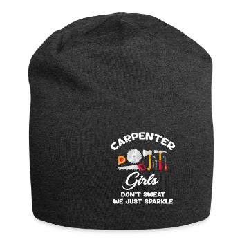 Queen of handjobs Carpenter DIYer - Jersey Beanie - charcoal grey - Front