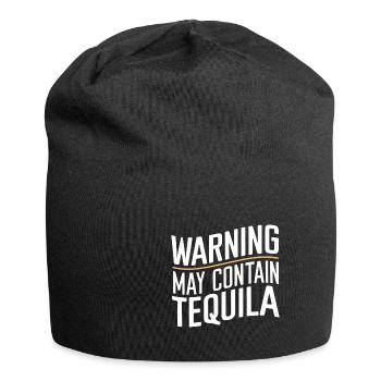 Warning May Contain Tequila 15 - Jersey Beanie - black - Front