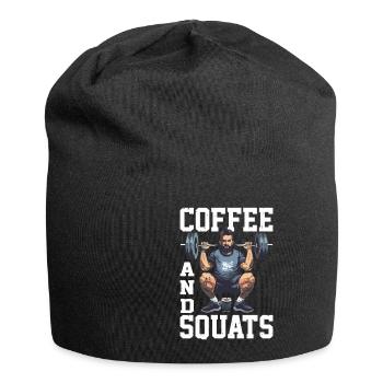Café Et Squats 15 - Bonnet en jersey - noir - Devant