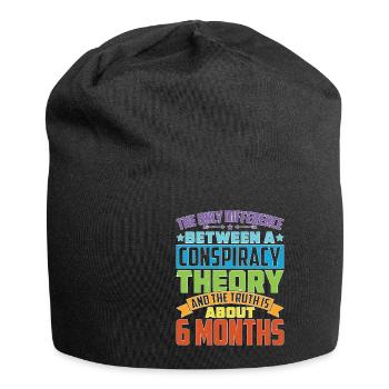 The Only Difference Between A Conspiracy Theory 26 - Jersey-Beanie - Schwarz - Vorne