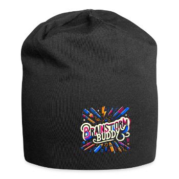 Brainstormy Buddy 10 - Bonnet en jersey - noir - Devant