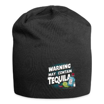 Warning May Contain Tequila 17 - Jersey Beanie - black - Front