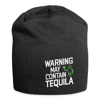 Warning May Contain Tequila 18 - Jersey Beanie - black - Front