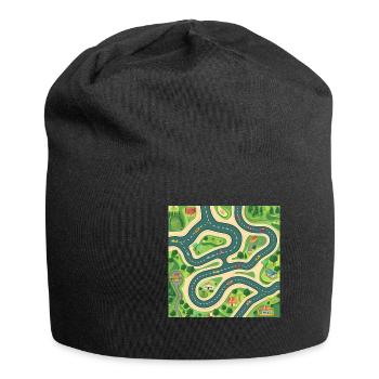 Car Play Mat Gives Parents A Massage - Jersey Beanie - black - Front