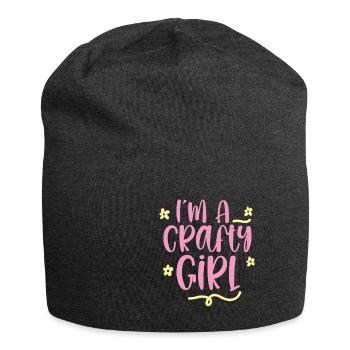 I'm A Crafty Girl 2 - Jersey-Beanie - Anthrazit - Vorne