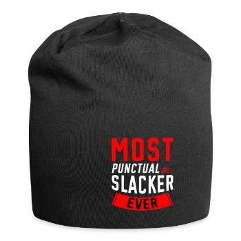 Most Punctual Slacker Ever 2 - Jersey-Beanie - Schwarz - Vorne