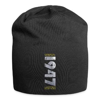 77th Birthday Original August 1947 Born 1947 - Jersey Beanie - black - Front