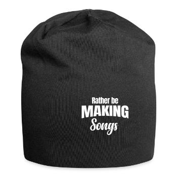 Lieber Lieder Machen, Karaoke, Gitarrist, Chor, - Jersey-Beanie - Schwarz - Vorne