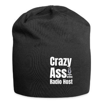 Crazy Ass-radiomoderator, Lustiger - Jersey-Beanie - Schwarz - Vorne