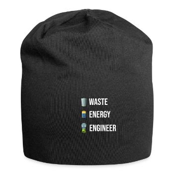 Abfallenergie-ingenieur, Nuklearingenieur, - Jersey-Beanie - Schwarz - Vorne