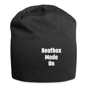 Mode beatbox dans le beatboxing, les batteurs, - Bonnet en jersey - noir - Devant