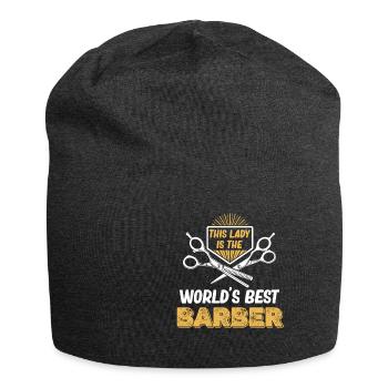 Diese Dame Ist Die Weltbeste - Jersey-Beanie - Anthrazit - Vorne