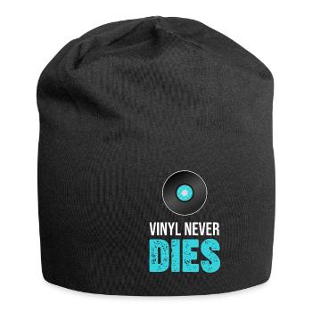 Vinyle ne meurt jamais Collectionneur Antiquité Rustique - Bonnet en jersey - noir - Devant