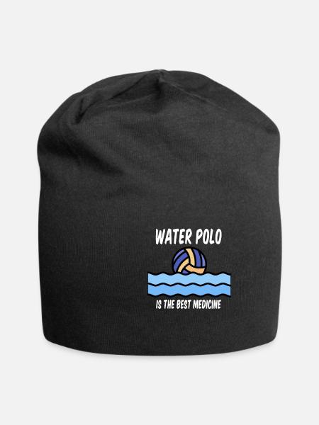 Wasserpolo Ist Der Beste Medizinschwimmer. - Jersey-Beanie - Schwarz
