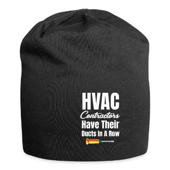 Hlk-auftragnehmer Haben Ihre Kanäle In Einer - Jersey-Beanie - Schwarz - Vorne