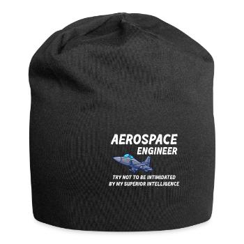 Aerospace engineers do not allow themselves to be - Jersey Beanie - black - Front