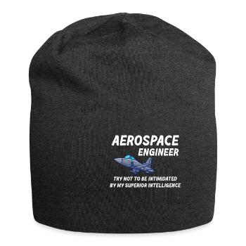 Aerospace engineers do not allow themselves to be - Jersey Beanie - charcoal grey - Front