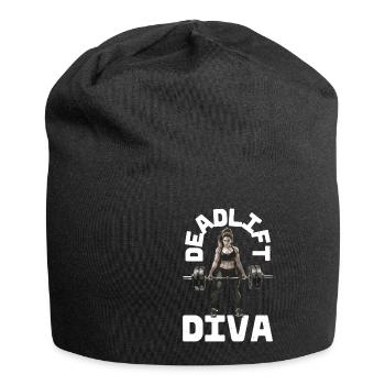 Deadlift Diva 9 - Jersey-Beanie - Schwarz - Vorne