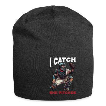 I Catch She Pitches 2 - Jersey-Beanie - Anthrazit - Vorne