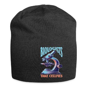 Biologists Take Cellfies - Jersey-Beanie - Anthrazit - Vorne