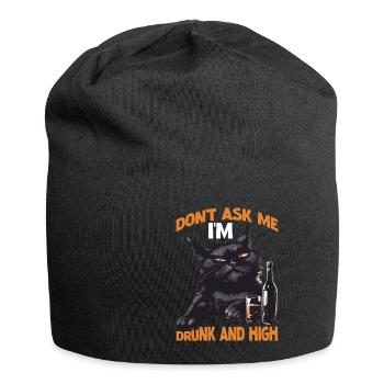 Don't Ask Me I'm Drunk And High - Jersey-Beanie - Schwarz - Vorne