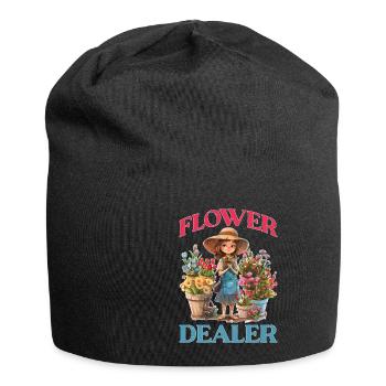 Flower Dealer - Jersey-Beanie - Schwarz - Vorne