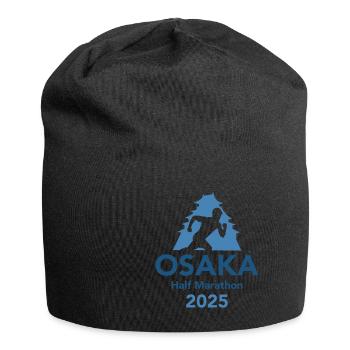Osaka - Halbmarathon - 2025 - Jersey-Beanie - Schwarz - Vorne
