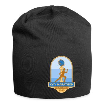Marathon de Kiev – 2025 – Ukraine - Bonnet en jersey - noir - Devant
