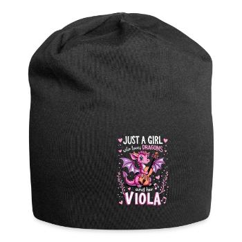 Viola Dragon Dragons Altiste Amour - Bonnet en jersey - noir - Devant