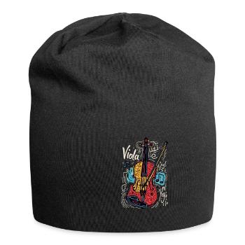 alto, alto, altiste, art rétro, art - Bonnet en jersey - noir - Devant