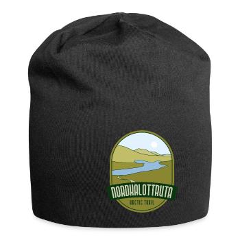 Nordkalottruta - Arctic Trail - Jersey Beanie - black - Front