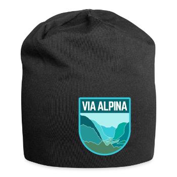Via Alpina - Bonnet en jersey - noir - Devant