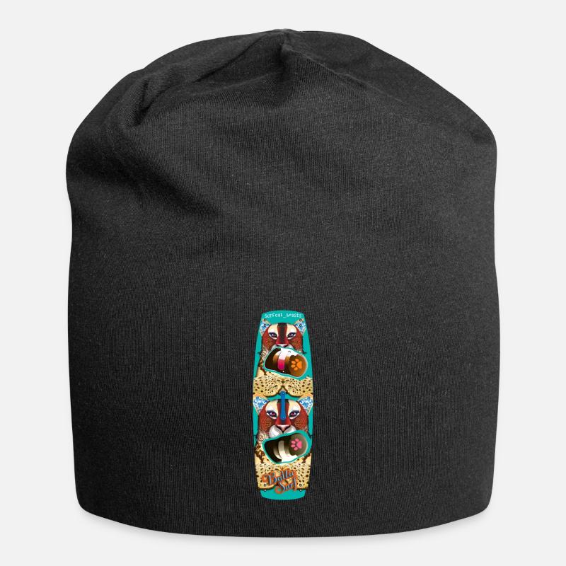 Kitesurf - Bonnet en jersey - noir
