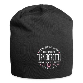 Idiot légendaire des tournois - Bonnet en jersey - noir - Devant