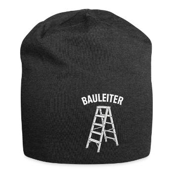 Bauleiter Lustiges Bau Humor Design - Jersey-Beanie - Anthrazit - Vorne