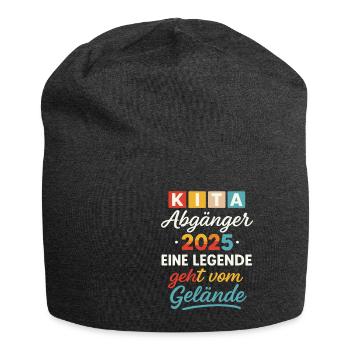 Kita Abgänger 2025 Legende - Jersey-Beanie - Anthrazit - Vorne