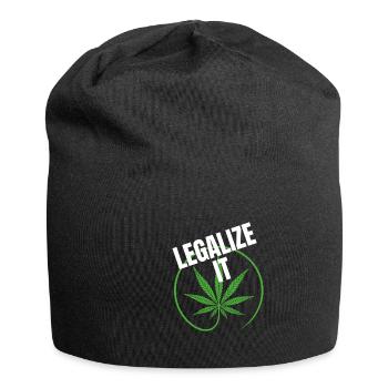 Legalize it Kiffer Shirt - Jersey-Beanie - Schwarz - Vorne