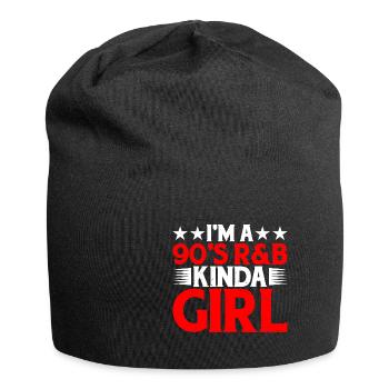 I'm A 90's R'B Kinda Girl 21 - Jersey Beanie - black - Front