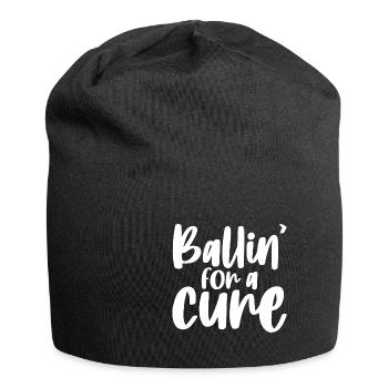 Ballin' For A Cure - Jersey Beanie - black - Front