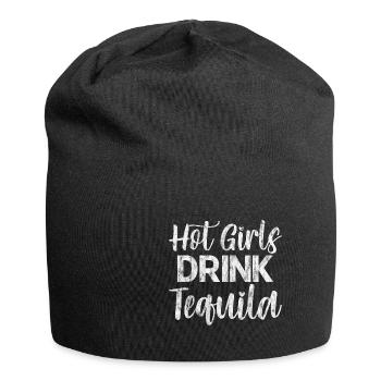 Hot Girls Drink Tequila 5 - Jersey-Beanie - Schwarz - Vorne