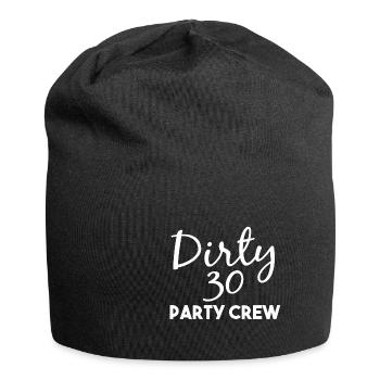 Geburtstag Happy Birthday 30 Jahre Party Geschenk - Jersey-Beanie - Schwarz - Vorne