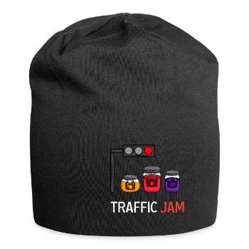 Stau Lustiger Illustrator Gift - Jersey-Beanie - Schwarz - Vorne