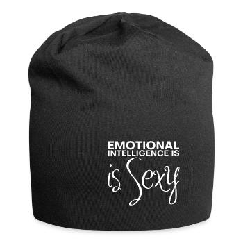 Emotional Intelligence Is Sexy - Jersey Beanie - black - Front