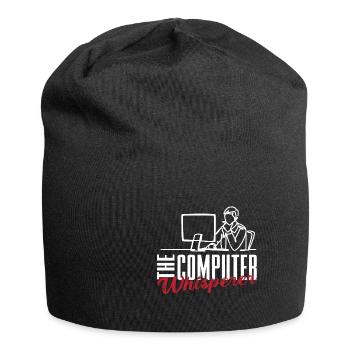 Lustiger Informatiker Spruch, Informatik - Jersey-Beanie - Schwarz - Vorne