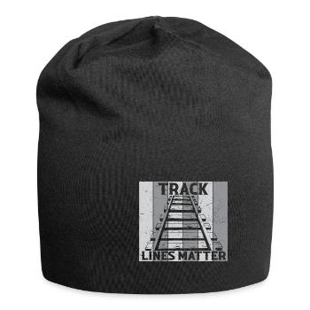 Lokführer Bahn Design I Model Eisenbahn - Jersey-Beanie - Schwarz - Vorne