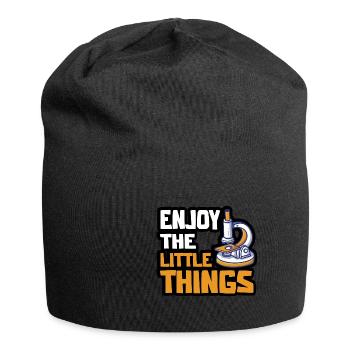 Biologie Lehrer Motiv Naturwissenschaft - Jersey-Beanie - Schwarz - Vorne