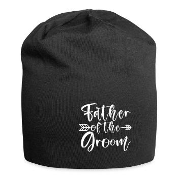 Père du marié - Bonnet en jersey - noir - Devant