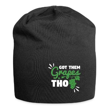 Got Them Grapes Tho - Jersey-Beanie - Schwarz - Vorne