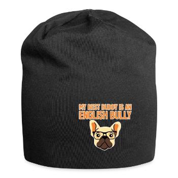 My Best Buddy Is An English Bully 2 - Jersey-Beanie - Schwarz - Vorne