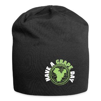 Have A Grape Day - Jersey-Beanie - Schwarz - Vorne